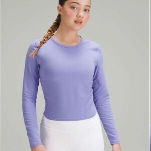 lululemon athletica Purple Long Sleeve Top